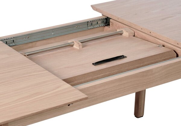 Proširiv blagovaonski stol s dodatnom pločom u dekoru hrasta 95x190 cm Bari – Unique Furniture