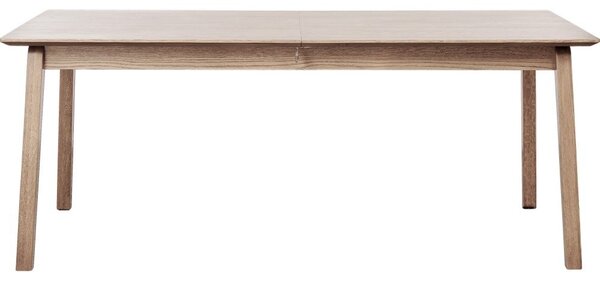 Proširiv blagovaonski stol s dodatnom pločom u dekoru hrasta 95x190 cm Bari – Unique Furniture