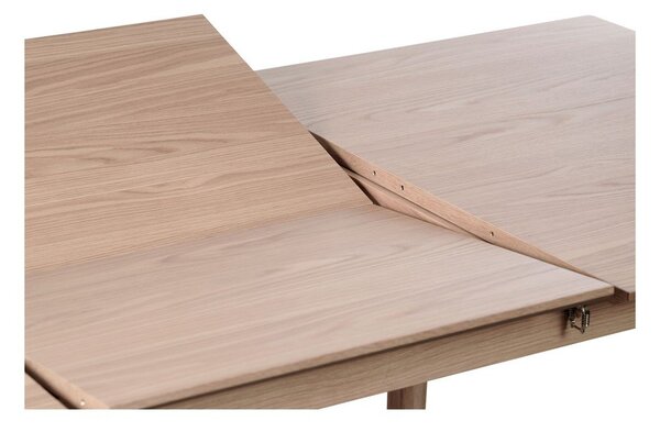 Proširiv blagovaonski stol s dodatnom pločom u dekoru hrasta 95x190 cm Bari – Unique Furniture