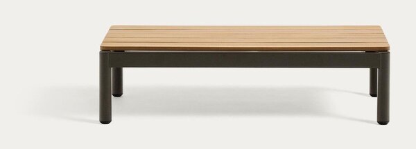Vrtni stolić za kavu od masivne tikovine 57x91 cm Sorells – Kave Home
