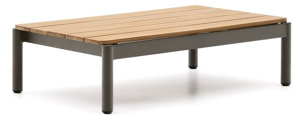 Vrtni stolić za kavu od masivne tikovine 57x91 cm Sorells – Kave Home