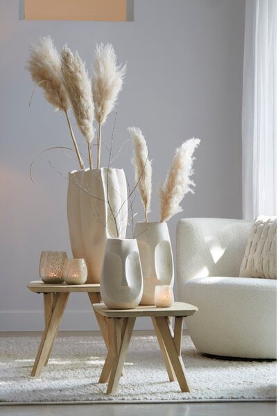 Pomoćni stol od masivnog manga 50x50 cm Quenza – Light & Living