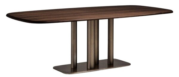 Blagovaonski stol u dekoru oraha 110x220 cm Melvar – Kave Home