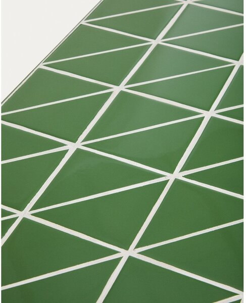 Vrtni stolić za kavu s keramičkom daskom 61x122 cm Maurina – Kave Home