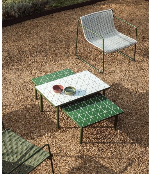 Vrtni stolić za kavu s keramičkom daskom 61x122 cm Maurina – Kave Home