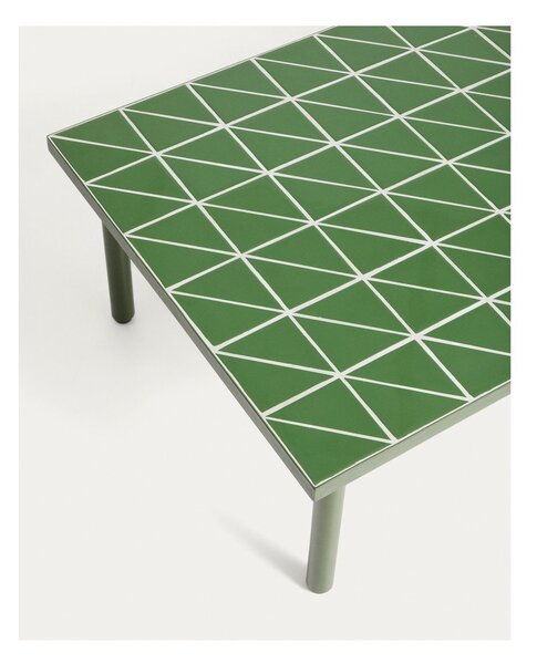 Vrtni stolić za kavu s keramičkom daskom 61x122 cm Maurina – Kave Home