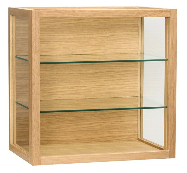 Viseća vitrina u dekoru hrasta u prirodnoj boji 40x40x27 cm Poetic – Hübsch