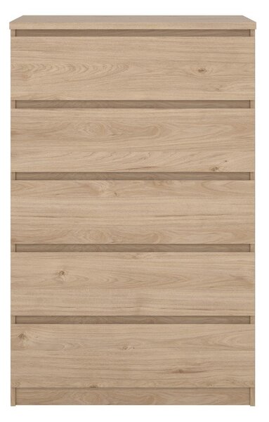 Komoda u dekoru hrasta u prirodnoj boji 77x121x50 cm Naia – Tvilum