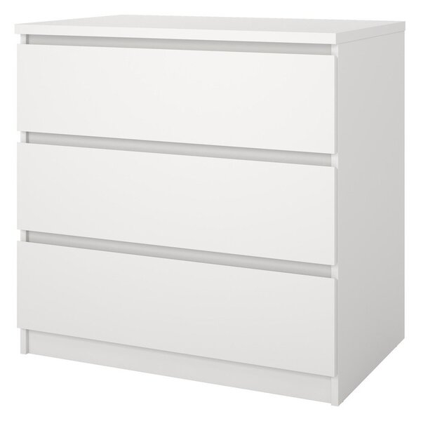 Bijela komoda 77x76x50 cm Naia – Tvilum
