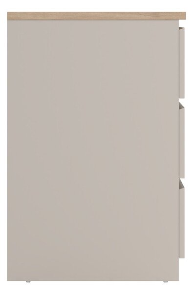Krem komoda 77x76x50 cm Naia – Tvilum