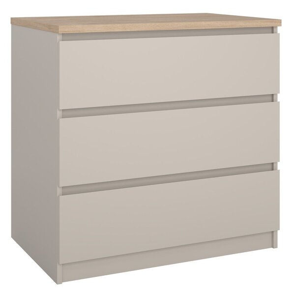 Krem komoda 77x76x50 cm Naia – Tvilum
