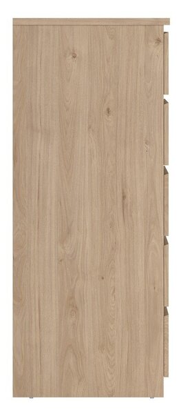 Komoda u dekoru hrasta u prirodnoj boji 77x121x50 cm Naia – Tvilum