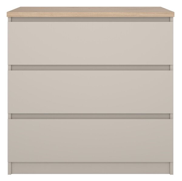 Krem komoda 77x76x50 cm Naia – Tvilum