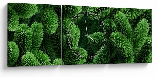 Slika - Vejice iglavcev (sa satom) (90x30 cm)