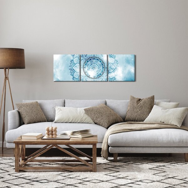 Slika - Nebeška mandala (sa satom) (90x30 cm)