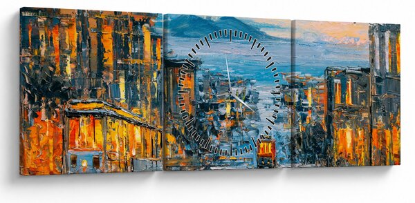 Slika - Žičnica, San Francisco (sa satom) (90x30 cm)