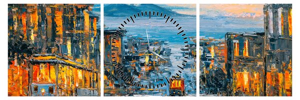 Slika - Žičnica, San Francisco (sa satom) (90x30 cm)