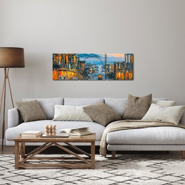 Slika - Žičnica, San Francisco (sa satom) (90x30 cm)