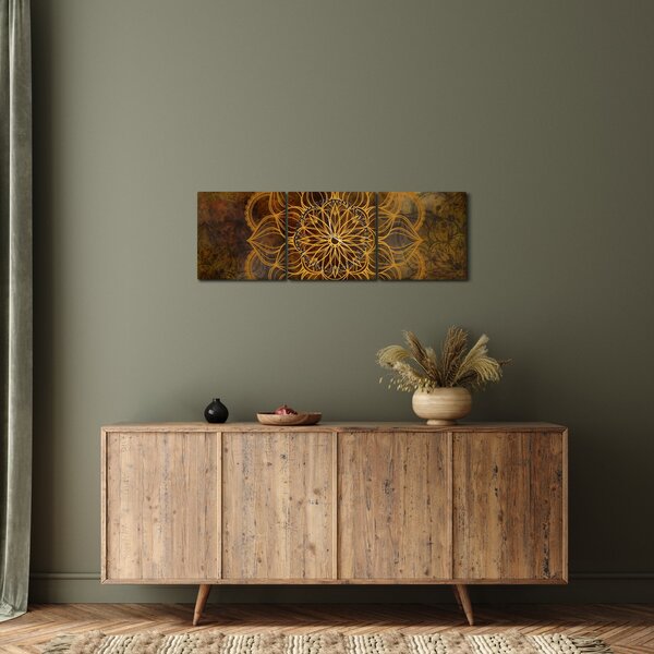 Slika - Mandala veselja (sa satom) (90x30 cm)
