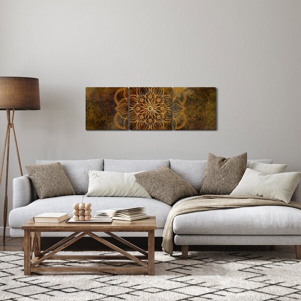 Slika - Mandala veselja (sa satom) (90x30 cm)