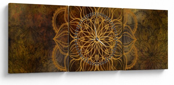 Slika - Mandala veselja (sa satom) (90x30 cm)