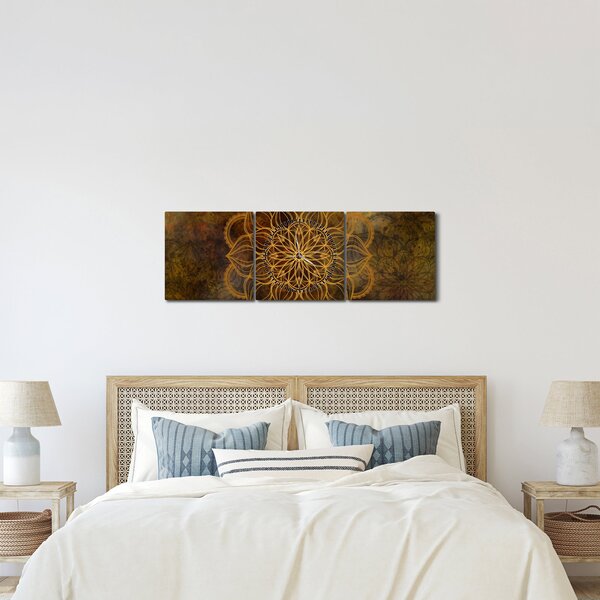 Slika - Mandala veselja (sa satom) (90x30 cm)