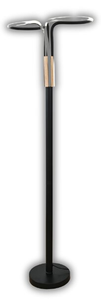 23149 PODNA SVJETILJKA LOTUS LED 28W NATUR CRNA 4000K