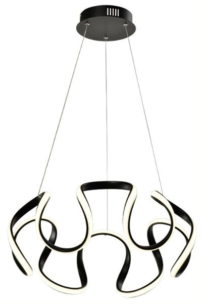 21285 VISEĆA SVJETILJKA LED CRNA VALOVI 60W 4000K