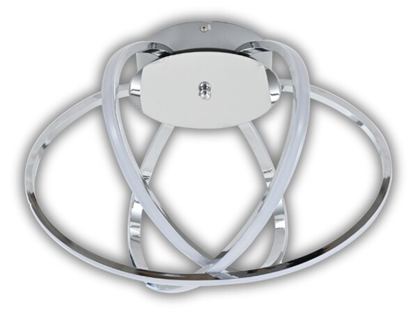 23126 STROPNA SVJETILJKA LED 26W SREBRMA SPACE 4000K