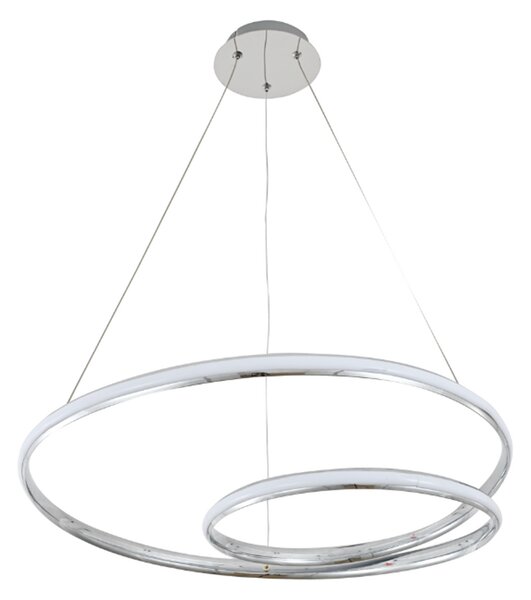 23127 VISEĆA SVJETILJKA LED 40W SPIRAL SREBRNA 4000K