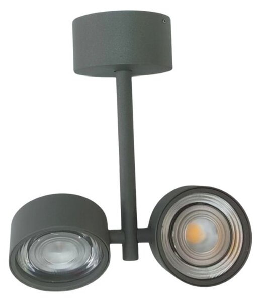 22967 STROPNA SVJETILJKA LED 16W VISION SIVA DVOSTRUKA OKRETNA