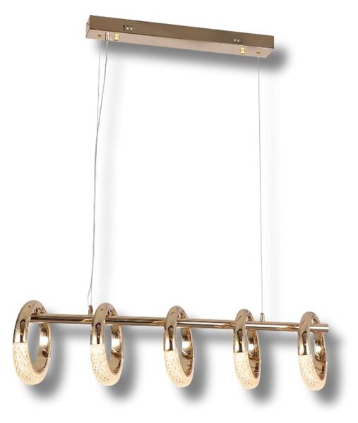 23069 VISEĆA SVJETILJKA LED 25W RING GOLD VISILICA 4000K