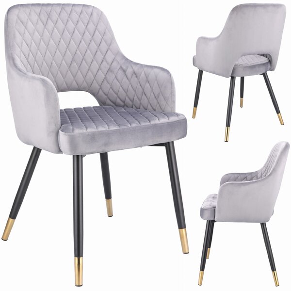 Stolica Borgo - velvet grey