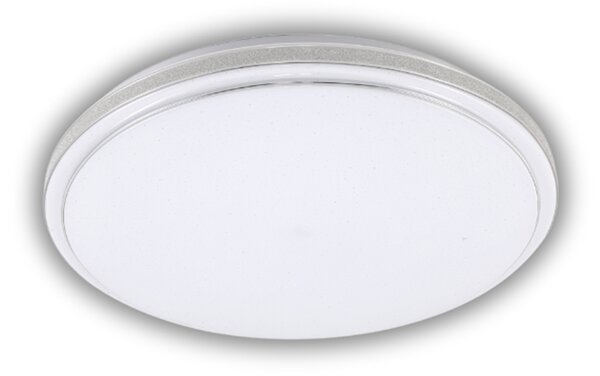 22765 PLAFONJERA LED 24W UNUTARNJA BIJELA SREBRNI RUB