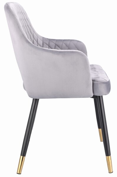 Stolica Borgo - velvet grey