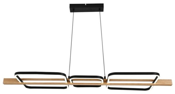 23140 VISEĆA SVJETILJKA LED 36W NATUR DRVO CUBO 4000K VISILICA