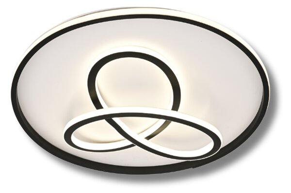 23158 STROPNA SVJETILJKA LED 36W CRNA 4000K BLACK OKRUGLA PLAFONEJRA