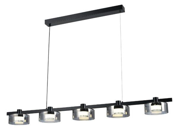 23022 VISEĆA SVJETILJKA 24W LED GRAY CRNA DUGULJASTA