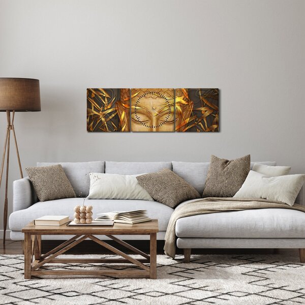 Slika - Zlati Buda (sa satom) (90x30 cm)