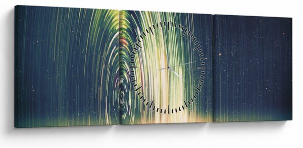 Slika - Središče vesolja (sa satom) (90x30 cm)