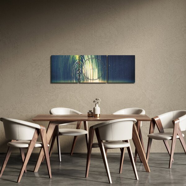 Slika - Središče vesolja (sa satom) (90x30 cm)