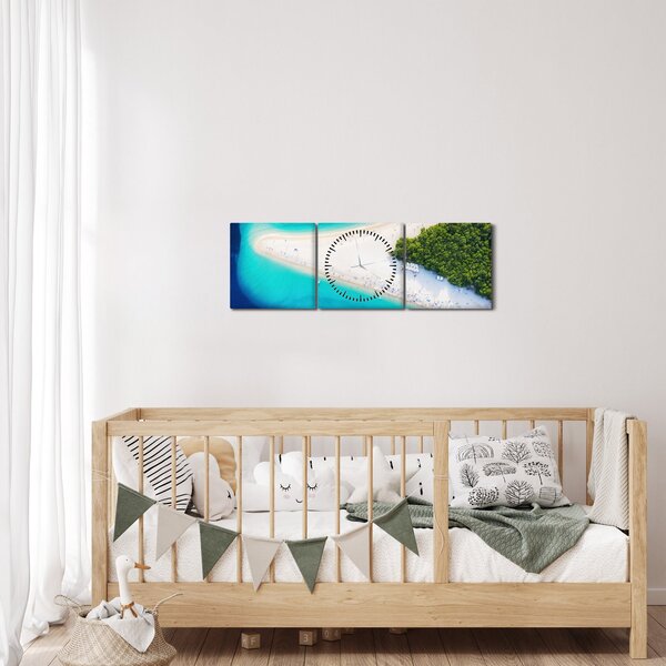 Slika - Ostrvo Hvar, Hrvaška (sa satom) (90x30 cm)