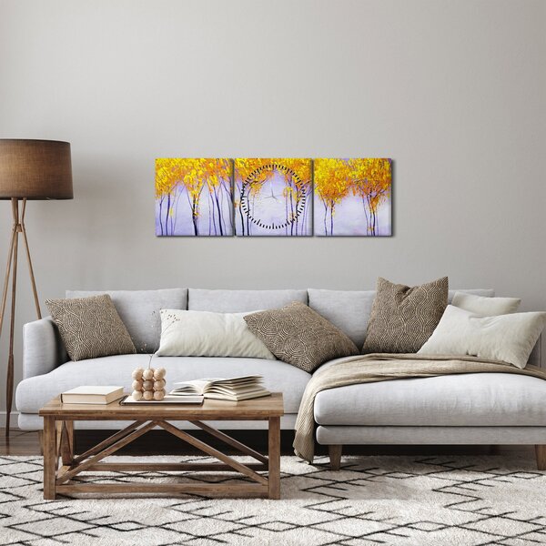 Slika rumenih dreves (sa satom) (90x30 cm)