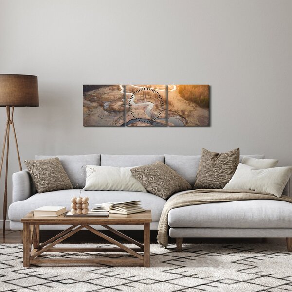 Slika - Zora nad meandri (sa satom) (90x30 cm)