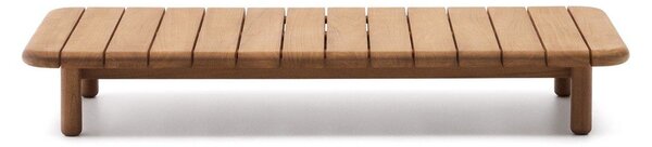 Vrtni stol od masivne tikovine 70x140 cm Turqueta – Kave Home