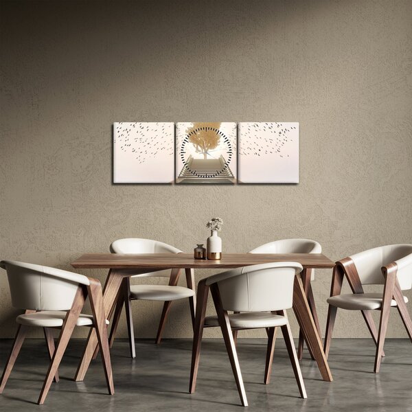 Slika - Most v neznano (sa satom) (90x30 cm)