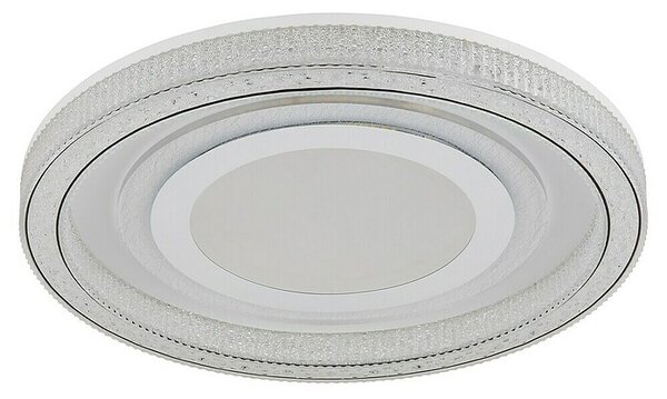 Globo Okrugla stropna LED svjetiljka Alsuna (48 W, Ø x V: 48 x 7 cm, Bijela)