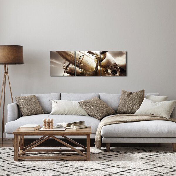 Slika letala (sa satom) (90x30 cm)