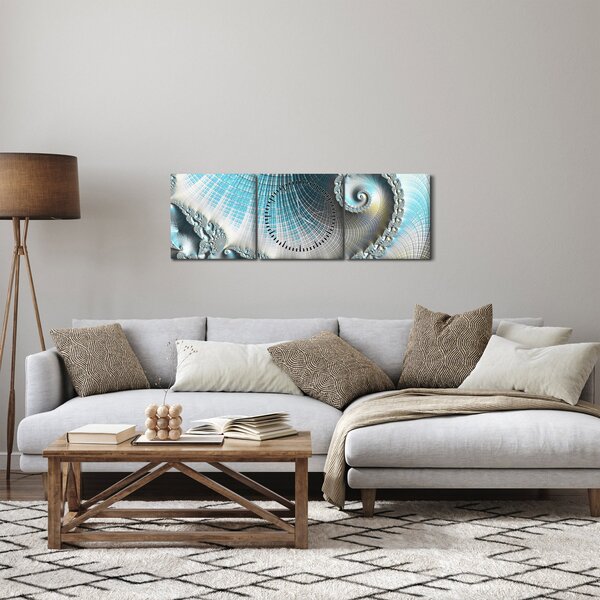 Teksturirana spiralna slika (sa satom) (90x30 cm)