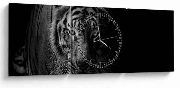 Slika divjega tigra (sa satom) (90x30 cm)